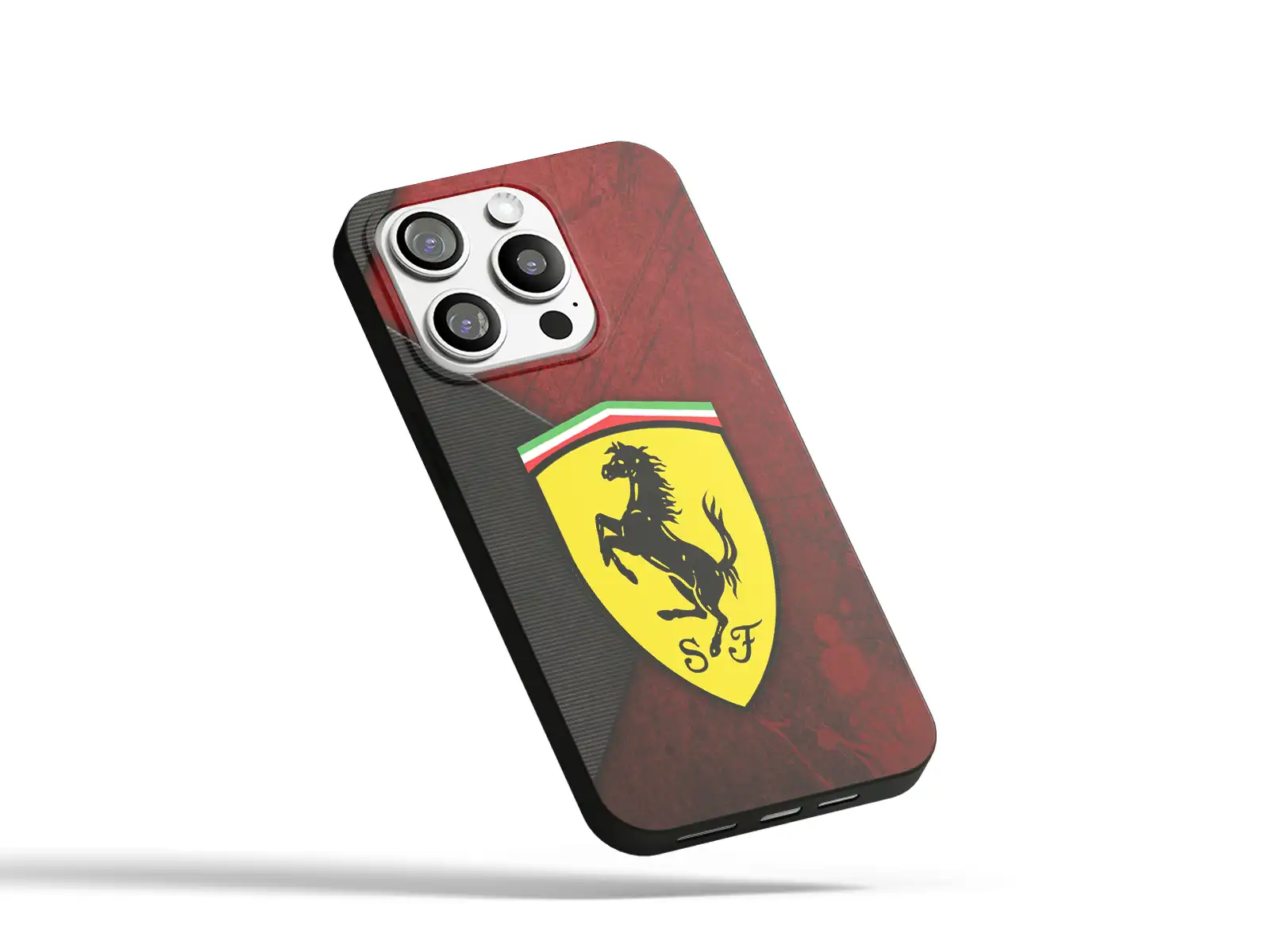 Ferrari Coque Silicone Smartphone Look Drift Dynamique